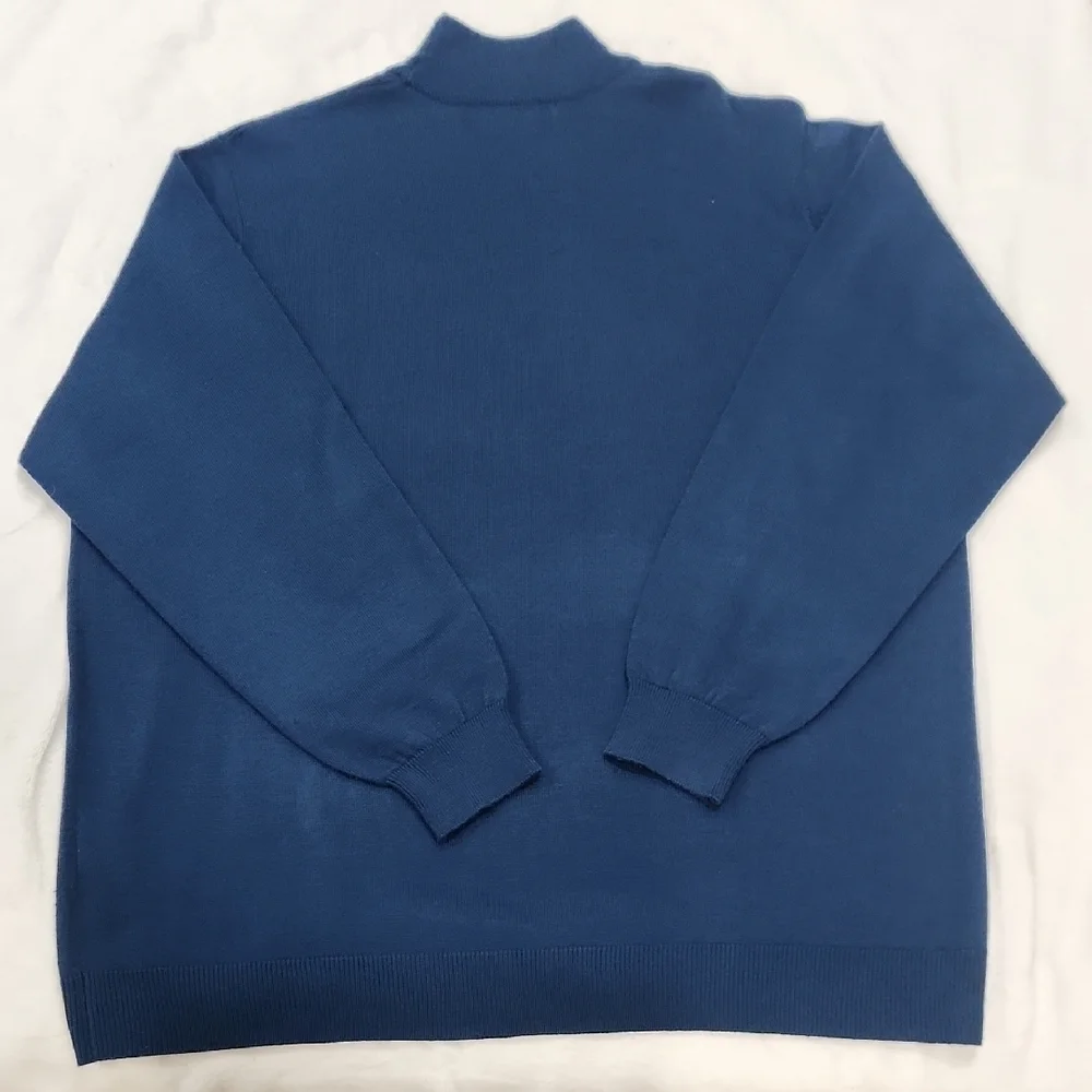 Elegant Navy Turtleneck Sweater for Women